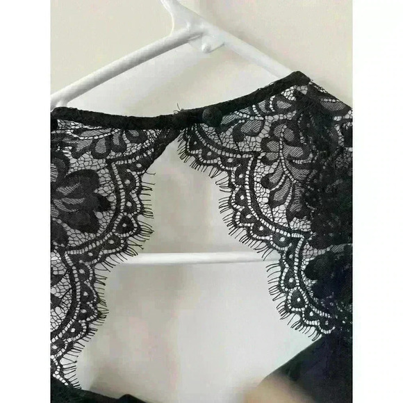 Scarlett Dress Women's Size 4 Lace Shoulder Halter Sheath Wrap Layer - Picture 5 of 9